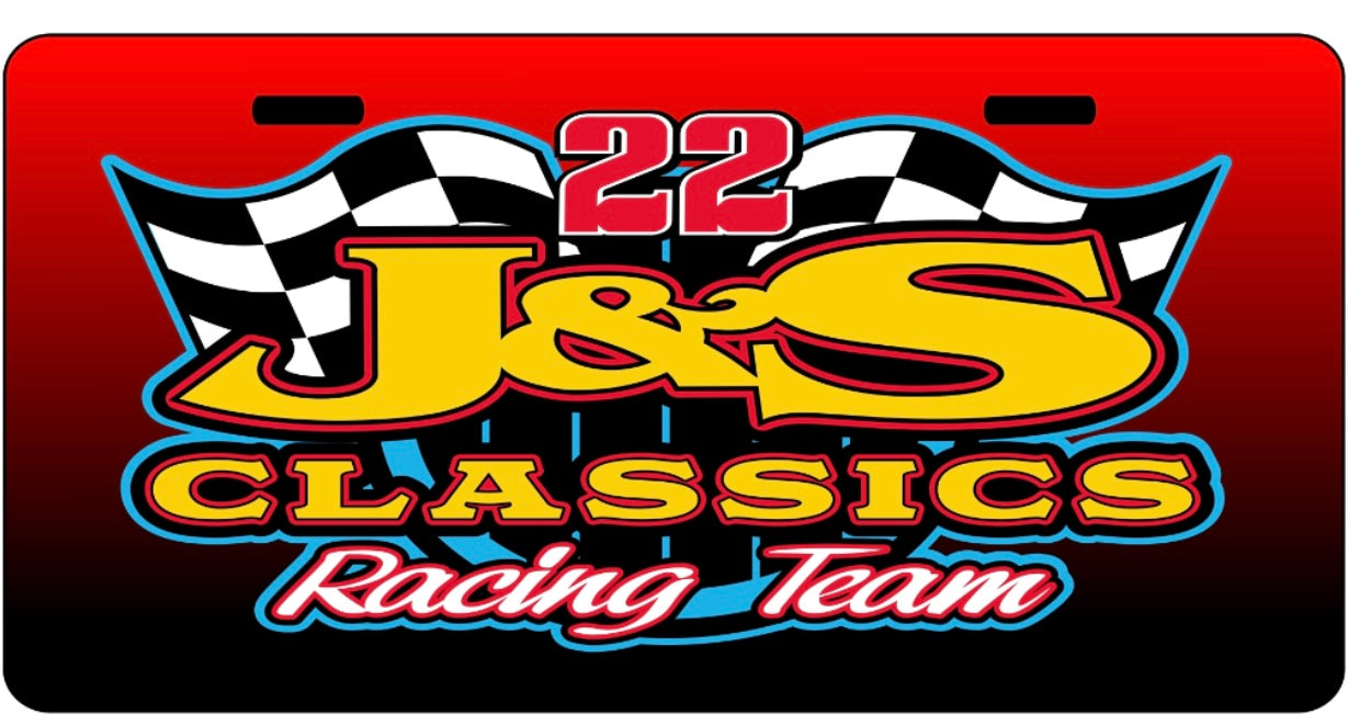 J&S Race Team License Plate